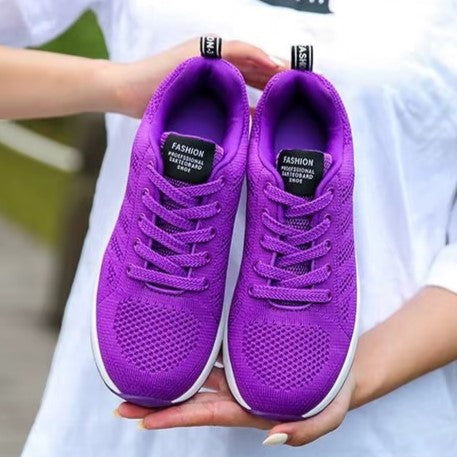 Tenis Feminino Conforto Fashion Roxo Mulher