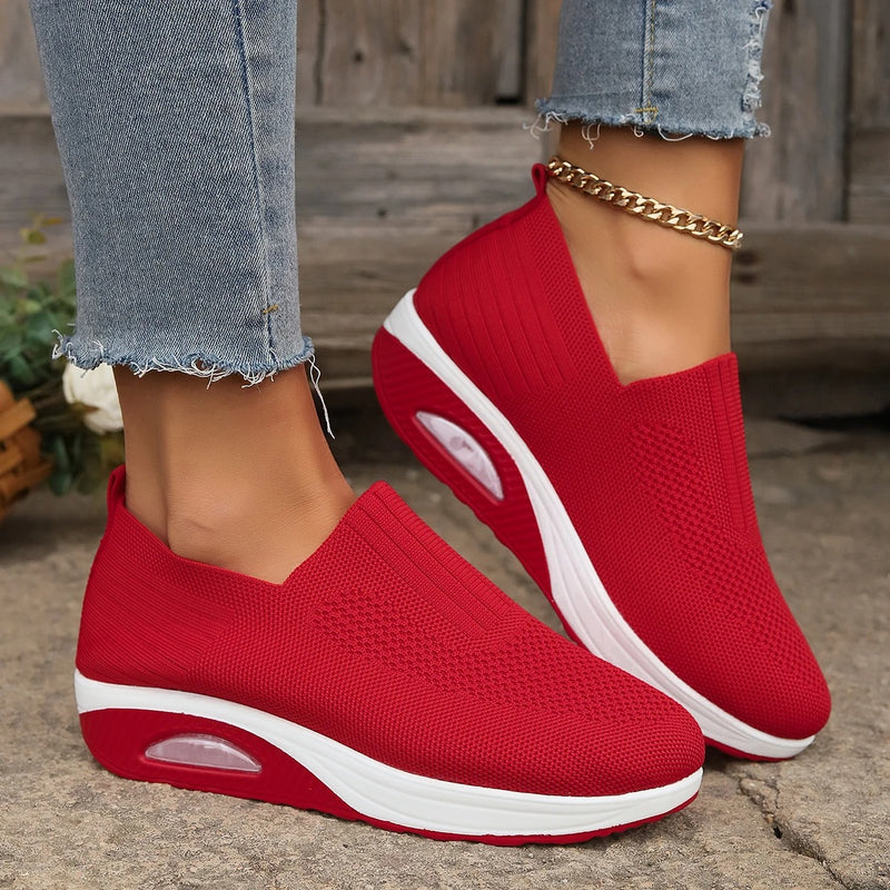 Tenis Feminino Suave Luxe Tirsa Vermelho