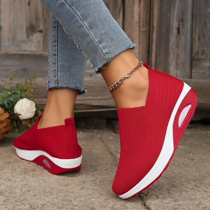 Tenis Feminino Suave Luxe Tirsa Vermelho