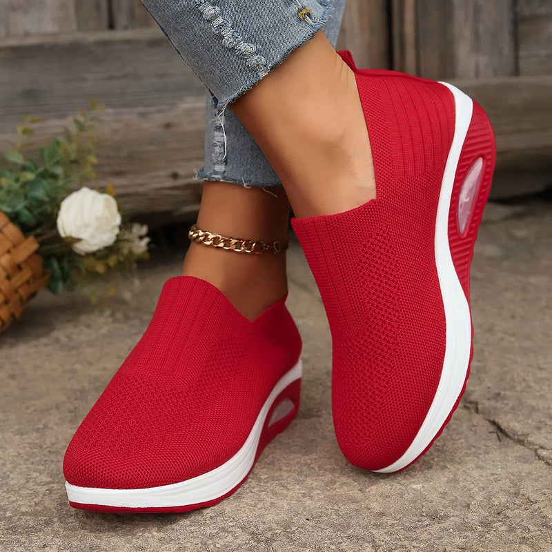 Tenis Feminino Suave Luxe Tirsa Vermelho