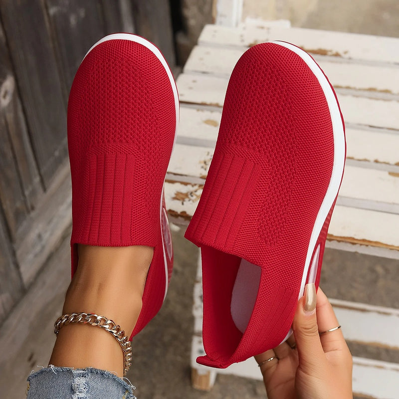 Tenis Feminino Suave Luxe Tirsa Vermelho