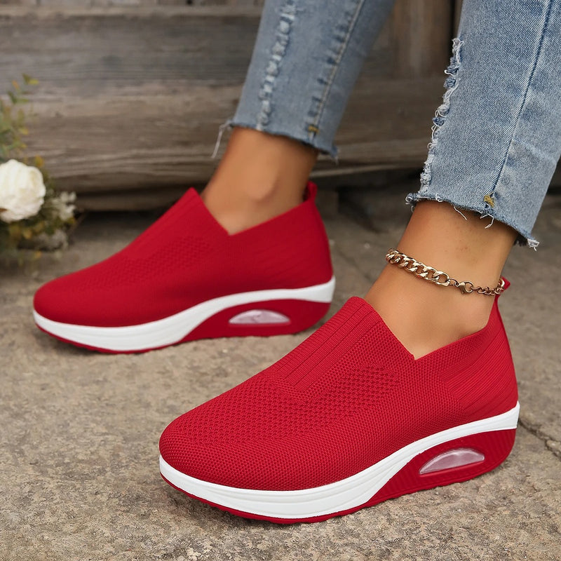 Tenis Feminino Suave Luxe Tirsa Vermelho